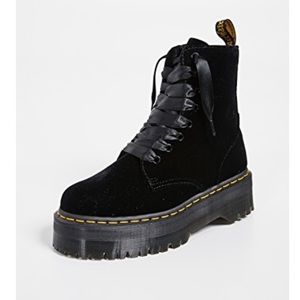 ISO velvet platform dr. martens jadon